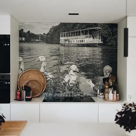 펜션 Pieds Dans L'eau Private Wellness Bordure De Meuse 루스틴